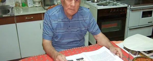Marino Zidarič je zadovoljen, da je prebivalcem Čežarjev 
približal zgodovino njihovega kraja.