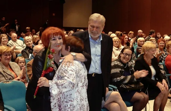 Vlasta Nussdorfer je na slavju poudarjala pristnost oseb, ko 
jim pomaga društvo Sožitje.