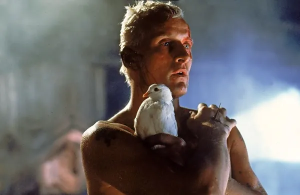 Rutger Hauer kot replikant Roy Batty v Iztrebljevalcu