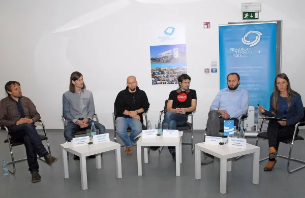 S predstavitvijo prodornih startupov MAD-LEV Audio, OLLO, 
Erzetich in LED Luks so v Primorskem tehnološkem parku 
opozorili na potencial goriškega startup ekosistema.