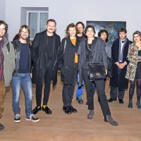  V Mestni galeriji Piran mladi umetniki ob pogledu na skupno razstavo niso skrivali zadovoljstva. 