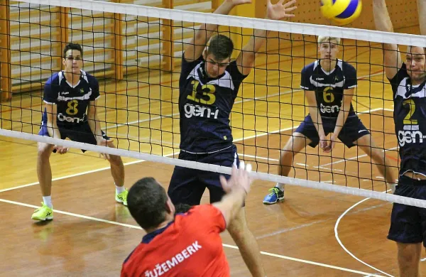 Del udarne zasedbe Go Volleyja (z leve): Tilen Križanič, Jakob 
Kavčič, Jani Godnič in kapetan Alan Vidmar.