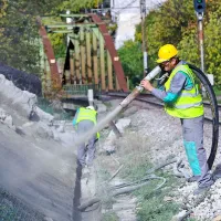 Betonski curek proti požarom