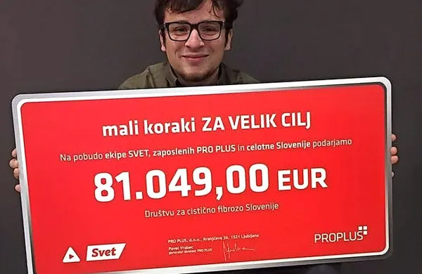 Zbrani denar so letos namenili Društvu za cistično fibrozo 
Slovenije.