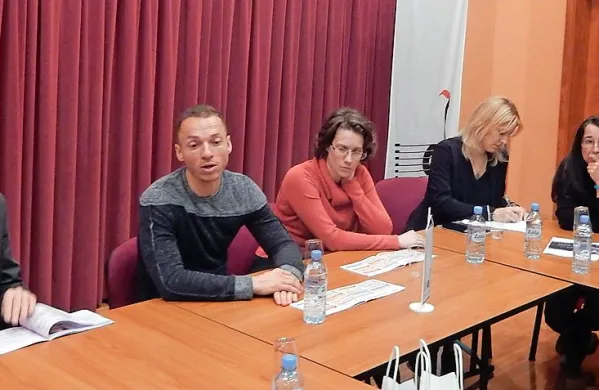 Klavirske dneve so predstavili (z leve) Sandi Vrabec, Primož 
Mavrič in Aleksandra Pavlovič. 