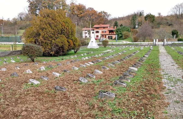 Divji pra&scaron;iči razdejali voja&scaron;ko pokopali&scaron;če
