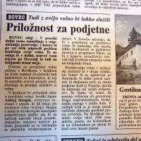 Tudi z ovčjo volno bi lahko služili, so razmišljali na 
Bovškem. 