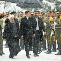 Iranski predsednik sprejel Pahorja