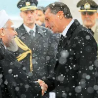 Iranski predsednik sprejel Pahorja