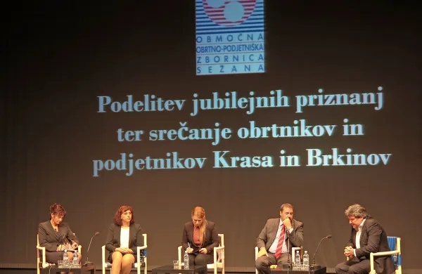 O podjetništvu so tokrat spregovorili  županji in župana občin 
Hrpelje-Kozina, Divača, Komen in Sežana.