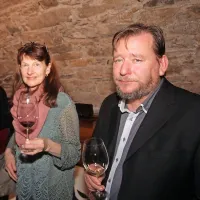 Vinarja Eva in Boris Bordon iz Dekanov. 