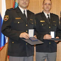 Jernej Visočnik (levo) in David Frangeš
