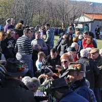 Žegnanje konj v Zanigrad pritegnilo &scaron;tevilne obiskovalce (FOTO)