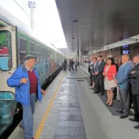 Junija  so v Divači obeležili 140-letnico istrske železniške 
proge med Divačo in Puljem, ki sicer še deluje, a sta si državi 
obljubili, da jo bosta še bolj oživili.   


