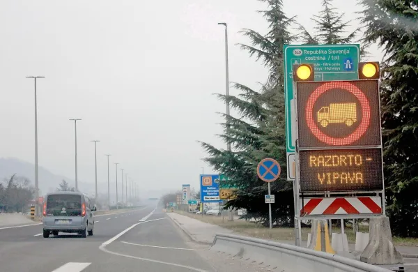 Vipavska hitra cesta ponovno odprta
