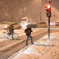 Sneg v Ljubljani