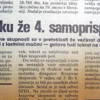 Po tem, ko je Vrhpolje izgubilo šolo in gostilno, so Vrhpoljci 
ostali še brez trgovine. A bili so odločeni, da bodo sami 
poskrbeli za razvoj svoje vasi. 