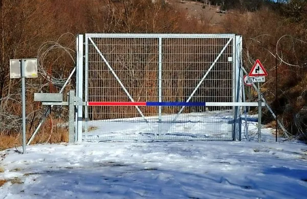 Na državni meji v notranjosti Istre je ponovno živahno.