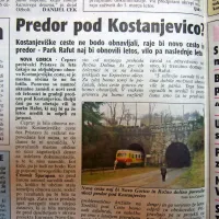 V Mestni občini Nova Gorica so se bolj kot k obnovi nevarne 
ceste čez Kostanjevico nagibali k ureditvi nove prometnice 
med mestom in Rožno Dolino skozi predor pod Kostanjevico.