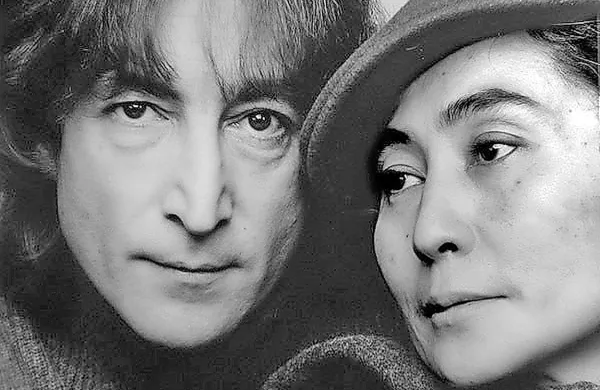John Lennon in Yoko Ono