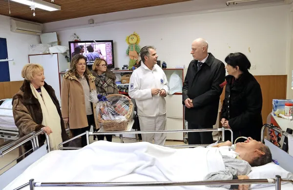 Včeraj si je razmere v Stari Gori ogledal tudi predsednik DZ Milan Brglez. 