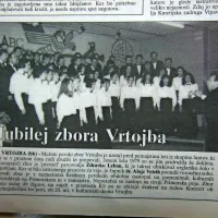 

Mešani pevski zbor Vrtojba je praznoval 15 let delovanja.