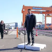 V Luki bodo hitreje nakladali in razkladali tovor (foto)