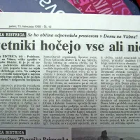 Bistriški svetniki so postavili svoje pogoje.