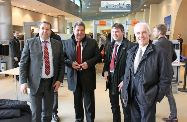 Marko Bandelli, Davorin Terčon, David Štok in Boris Lisjak so 
bili po srečanju s komisarjem zadovoljni.