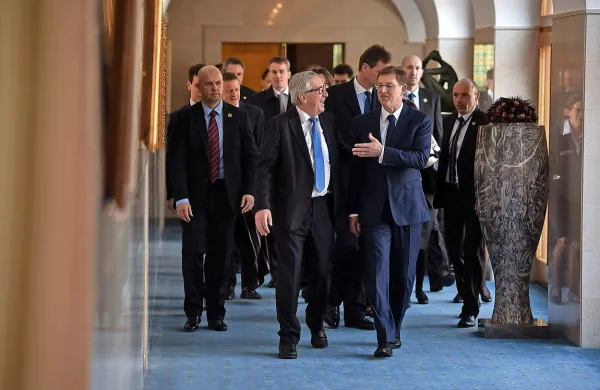 Juncker in Cerar o &ldquo;uri resnice za EU&rdquo;