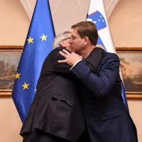 Jean-Claude Juncker in slovenski premier Miro Cerar