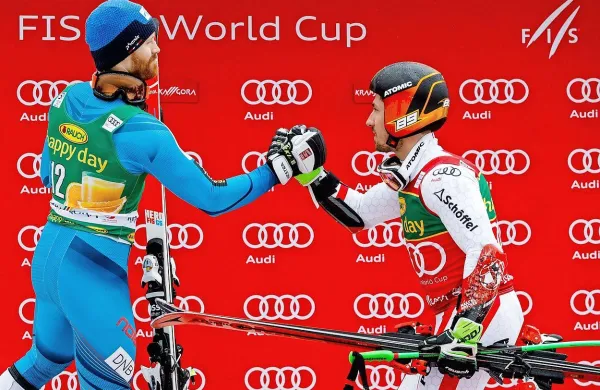 Marcel Hirscher (desno)