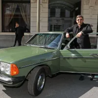 Z zelenim mercedesom tudi v Ljubljani.