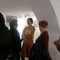 Druženje ob ogledu razstave učencev različnih osnovnih 
šol.