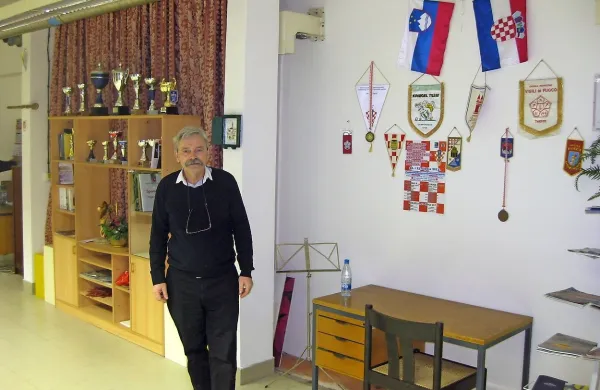 Joso Begić, predsednik hrvaškega kulturnega društva Istra iz  
Pirana. 