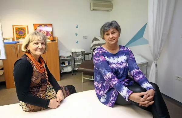 Ustanoviteljici pro bono ambulante v Novi Gorici Ana Jug in  
Lilijana Remec