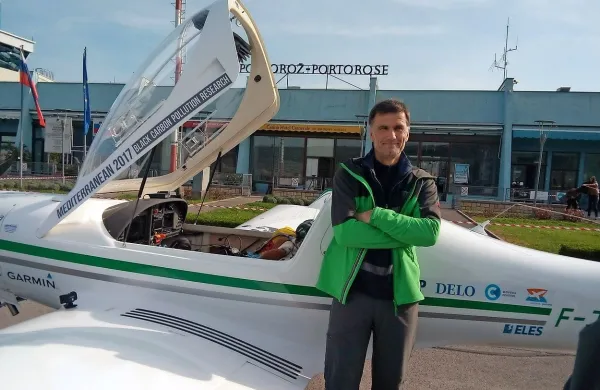 Lenarčič nad Sredozemljem in Alpami meri črni ogljik in saharski pesek (foto)