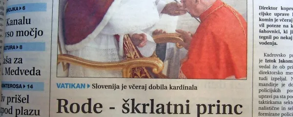 Pred enajstimi kleti je Slovenija dobila prvega kardinala, 
Franca Rodeta.

