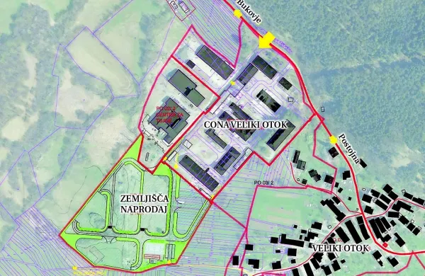 Po najugodnejših napovedih bo še letos vsa industrijska cona Veliki Otok dobila zasebne 
lastnike. Naprodaj so še parcele v jugozahodnem delu.