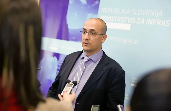 Državni sekretar na ministrstvu za infrastrukturo Jure Leben.