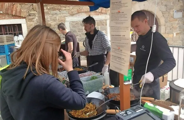 Utrinek z lanske Odprte kuhne v Kopru