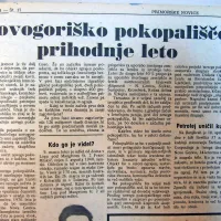 Prebivalci Nove Gorice in bližnje okolice niso imeli kam “položiti svojih 
kosti”. Mestna oblast je rešitev za gradnjo mestnega pokopališča videla v 
Stari Gori.