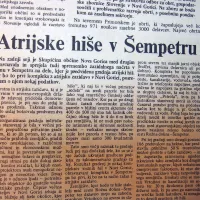 V Mlinu v  Šempetru so načrtovali gradnjo kompleksa atrijskih 
hiš, prvega dotlej v občini Nova Gorica. 