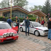 V Dutovljah so se z rdečim  citroenom predstavili tudi organizatorji petkove uvodne dirke DP v Ajdovščini.