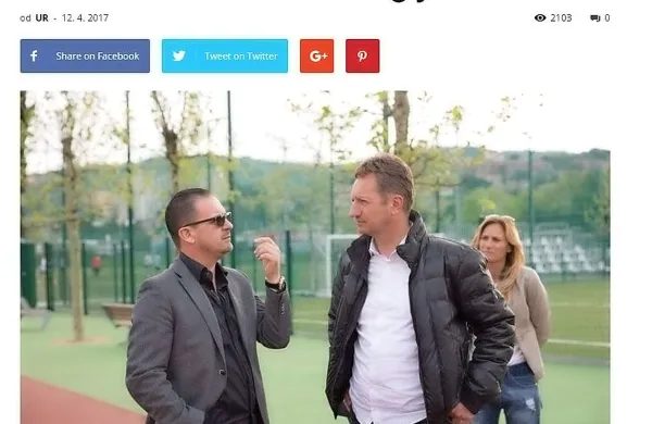 E-koper je prejšnji teden poročal o tem, da je koprski župan 
Boris Popovič v torek, 11. aprila,  po športno-rekreacijskem 
centru Bonifika popeljal nekdanjega črnogorskega nogometnega asa Predraga Mijatovića. 