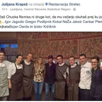 Chucku Norrisu je kuhala Ajdovka