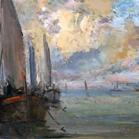Albert Sirk: Po dežju - Marina po dežju, 1940