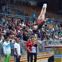 Zlato Bertonclju na konju z ročaji, bron Belakovi v preskoku (foto)