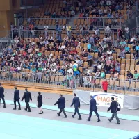 Zlato Bertonclju na konju z ročaji, bron Belakovi v preskoku (foto)