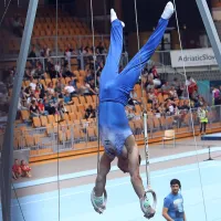 Zlato Bertonclju na konju z ročaji, bron Belakovi v preskoku (foto)